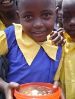 Child with food